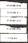 H1.31.014 H1.31.006 1-2 H.31.014 4 Brasseler Carbide Burs Brand New