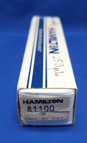 1725n Hamilton 81100 Model 250 L Syringe Cemented 22ga 2 Inch Pnt Styl