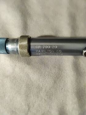 Cr700-20 Hamilton Gastight Syringe 20 L Model 22s Ga 2 In Point Style 3