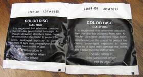 1787-00 Hatch Hach Color Discs Lot Of 2 - Ph Thymol Blue 7.4-9.6 Phosphate Phosver Iii