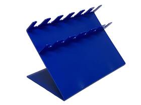 Hs20613e Heathrow Abs Plastic 6-place Pipette Pipettor Stand - Blue Color