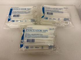 101-4856 Henry Schein Lot 3 Evacuator Tips Vented 50ct/bag Ref