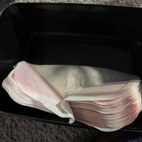 921-114 Henry Schein Custom Tray Material Pink Thin 1.4 Mm 3/4 Of Box