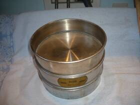 A-027-1 Htong 8 Inch Sieve Stainless Steel U.s.a. Standard Series See Photos For Specs Free