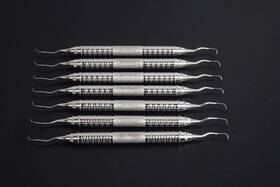 Sg11 Hu-friedy 12r6 Lot Of 7 Sg11/12r6 Double-end Gracey Curette