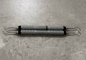 204s8 Hu-friedy Hufriedy #204s8 Double Ended Sickle Scaler With Resin Handle Hygiene 2 Total. Used