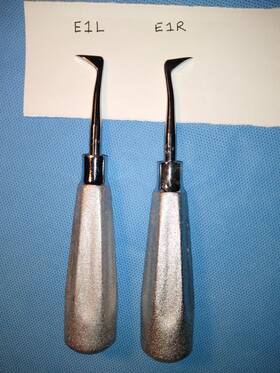 E1l-e1r Hu-friedy Set Of 2 Instruments 1l And 1r Seldin Elevator