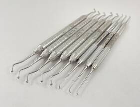 Exc196 Hu-friedy Lot Of 8 Excavator 5x And Exc6 3x 30 Day Warranty