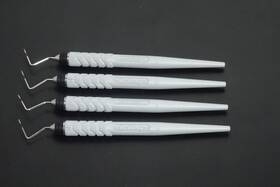 Pcp128 Hu-friedy Lot Of 4 Single End #cp-12 Color Coded Dental Probe Resineight
