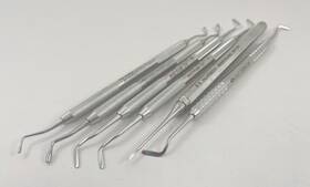 Pfig4 Hu-friedy Pfig4/5 Lot Of 6 Dental Instruments And Patterson 30 Day Warranty