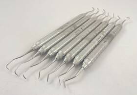 Cvhl3s6 Hu-friedy Sg1/26 Lot Of 7 Dental Instruments Cvhl1/26 Cp8/9h6