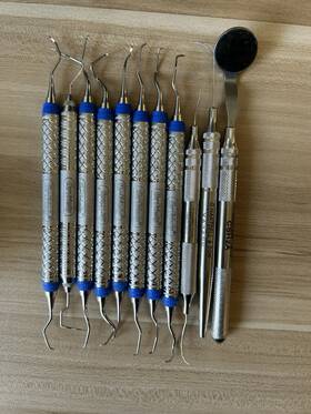 Sas11 Hu-friedy Sg15 Lot Of 11 Dental Instruments Sg17 Sas1 Sc4r Fast Ship