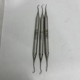 Hu-friedy Sh6/77 Dental Scaler Instrument Colours Handle No H6/h7 Lot 3