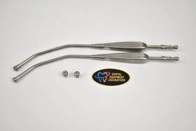2427 Hu-friedy U7/2427 Set Of 2 Yankauer Tonsil Aspirators With Extra Tips Aspy Ref