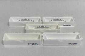 4304 Integra Lot Of 5 25ml Reusable Polystyrene Reagent Reservoir Base