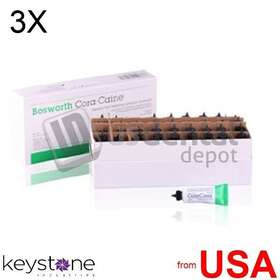 123319 Keystone 16621 3x Lot Of Cora-caine 16% 36 X 4gr Tubes Topical Anesthetic Dentu