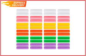 Kiseer 445040260268 48 Pcs Colorful Orthodontic Aligner Trays Chewies For Chompers T