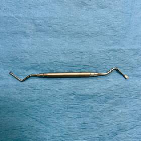 23-393-03 Kls Martin Surgical Bone Curette #3 Miller Colburn Double End