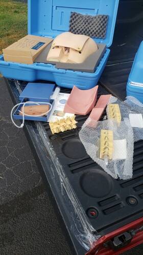Location4 Kyoto Kagaku M43b Lumbar Puncture Simulator Ii Made Japan 325 With Case