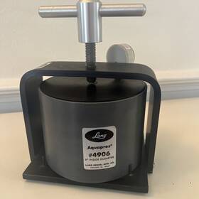 4906 Lang Aquapress Hydraulic Pressure Curing Unit Ref - Dental Mfg Usa 6 Inch