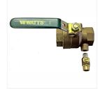 0792516 Lffbv-tc Watts Ball Valve With Test Cock Lead Free Qt