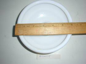 30-0362 Midwest American Glass Push-in Dental Cuspidor Bowl Fits