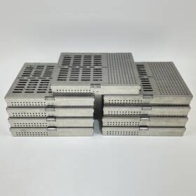 3-089110 Miltex Dental Thompson 10 Instrument Cassette Sterilization Cases