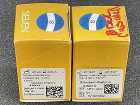 Mf7-13420 Mis Sevem 4.2 13mm Internal Hex Lots Of 2