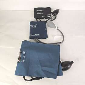 1820-21 Mix Brand Lots 3 Cuff And Bulb Inflation Kit Calibrated V-lok Adult Medium Child Arm