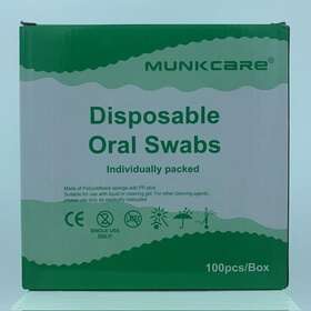 B07bsby4xh Munk Care 77 Disposable Oral Dental Sponge Swab Tooth Cleaning Mouth Swabs