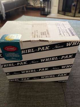 B01062 Nasco Whirl-pak Sample Write On Bags - 4oz/118ml Box Of 500