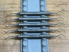 Resc204iufw Nordent Resc204iuwf Lot Of 5 Sickle #204 Classic Duralite Round Scaler - Usa