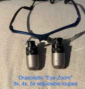 3x-4x-5x Orascoptic Eye-zoom Dental/surgical Loupes Rudy Project Sport Frame