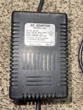 Gtmd66a Parkell Ac Adapter Output 25.2v And 2.5a
