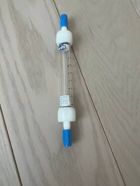 Pharmacia 7.8/78 Used Omnifit Glass Column Chromatography 7.8mm 78 Mm