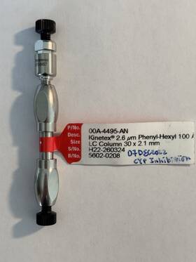 00a-4495-an Phenomenex Kinetex 2.6 M Phenyl-hexyl 100 Lc Column 30 X 2.1 Mm