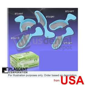 Bt2-spt Plasdent Disposable Bite Trays - Sideless Posterior 50/bx. #bt2-spt 423888