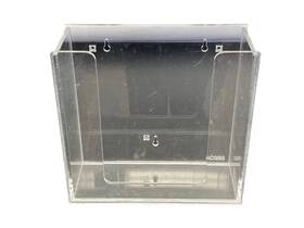 Acgb2-w Poltex Used Acrylic Glove Box Holder Organizer Rack Wall Mount Top Load
