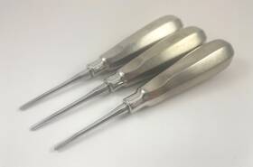1003347 Premier Lot Of 3 Dental L3s Straight Luxating Elevator 103347 30 Day Warranty