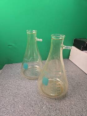 65340-1000 Pyrex Plus 65340 2 5% Erlenmeyer Filter Flask With Protective Coating 1000ml