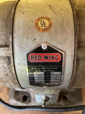 816-22978 Red Wing Vintage Ball Bearing A.c. Motor Model 26a 1/4 H.p. 115v 3.3 Amps