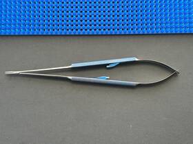 3003-346 Scanlan Titanium Legacy Needle Holder Straight Diamond Dust Jaws 9 Inch
