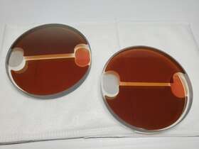 N-bk7 Schott 2 Pc Lot Bk-7 Ir Infrared 2.75 Inch 70mm X 9.3mm Windows Plano Optics