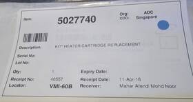 5021073a Sciex 5027740 Ab Turbo Heater Cartridge Metal Kit For Lcmsms 4500 4000