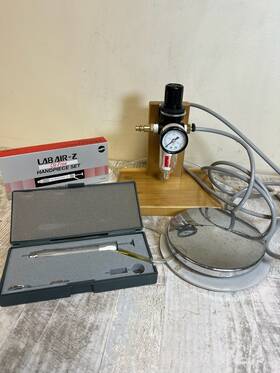 5320 Shofu Lab Air-z Handpiece Oil-free Complete On The Go Travel Dental Work Station