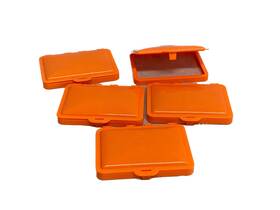 H13193-0102 Sp Bel-art Scienceware 5 Orange Bench-top Biohazard Wire Bag Holder Cover Lid