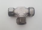14ttt-316 Ss-1410-3 Gyrolok New Stainless Steel Union Tee Connector In Swagelok