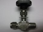Ss-1vm4-s4 Ss-1vm Swagelok Needle Valve Male Npt X In Tube Compression
