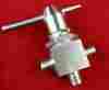Ss-43xls4-sh Swagelok 3-way Ball Valve Stainless Steel