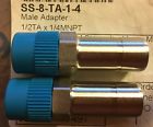 Ss-8-ta-1-4 Swagelok Two Male Tube
